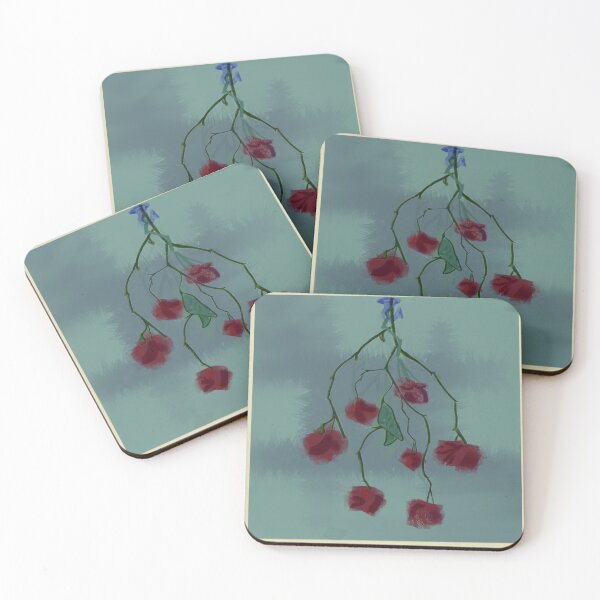 Item preview, Roses with green background designed and sold by destinydrewthis.