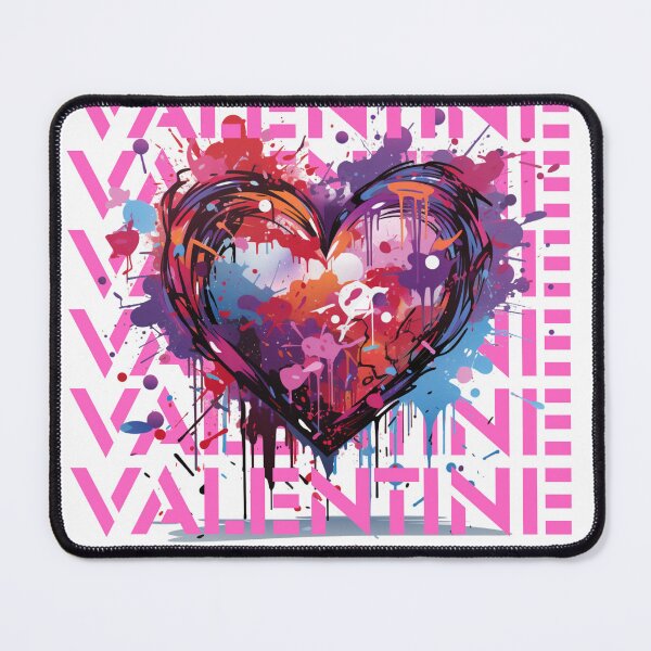 Item preview, Graffiti Heart Valentine - Pink and Purple designed and sold by ekclothings.