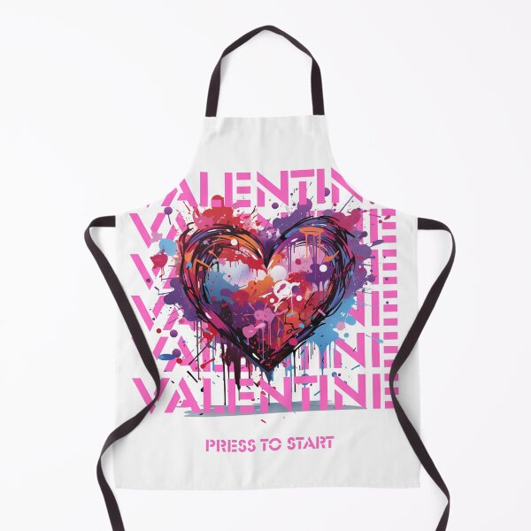 Item preview, Graffiti Heart Valentine - Pink and Purple designed and sold by ekclothings.