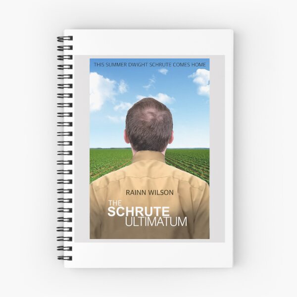 Item preview, The Schrute Ultimatum Dwight's Espionage Parody Movie Poster designed and sold by imthatposterguy.
