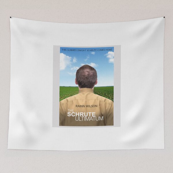 Item preview, The Schrute Ultimatum Dwight's Espionage Parody Movie Poster designed and sold by imthatposterguy.