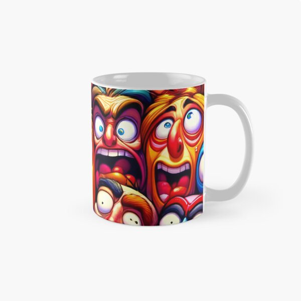 Item preview, Facial Frenzy: A Cavalcade of Colourful Cartoon Emotions designed and sold by ArtComixHaven.