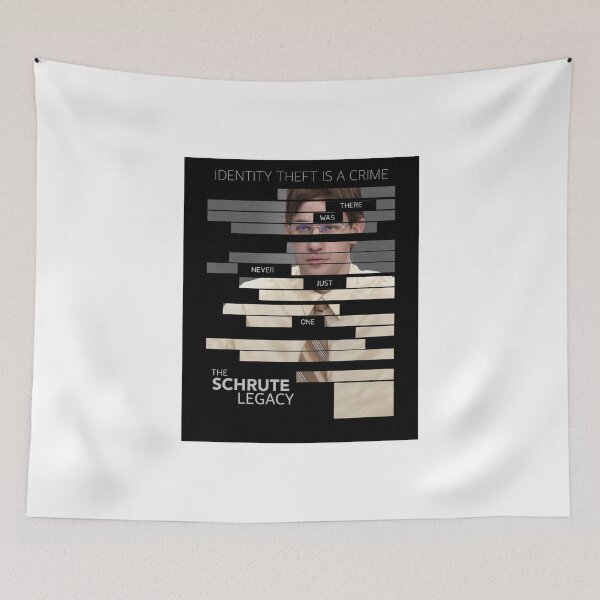 Item preview, The Schrute Legacy Dwight's Espionage Parody Movie Poster designed and sold by imthatposterguy.