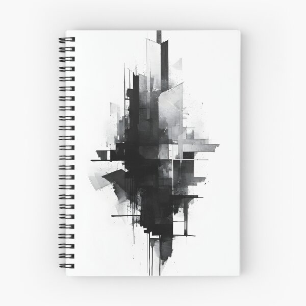 Item preview, Minimalist Grace in Monochrome designed and sold by GodoAbstractArt.