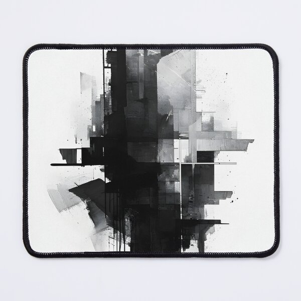 Item preview, Minimalist Grace in Monochrome designed and sold by GodoAbstractArt.