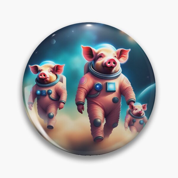 Item preview, Galactic pigs beyond the space horizon designed and sold by SpacePigsZone.