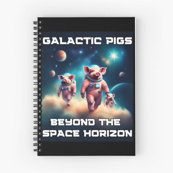 Item preview, Galactic pigs beyond the space horizon designed and sold by SpacePigsZone.