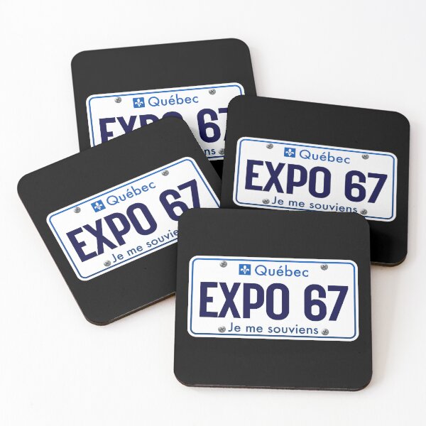 Item preview, EXPO 67 Je Me Souviens Montreal Quebec 1967 License Plate designed and sold by Quebec-Shop.