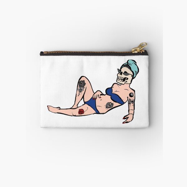 Item preview, maraschino babe (blue bikini) designed and sold by maraschino  skull.