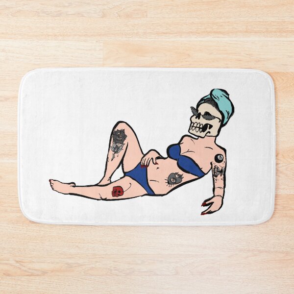 Item preview, maraschino babe (blue bikini) designed and sold by maraschino  skull.