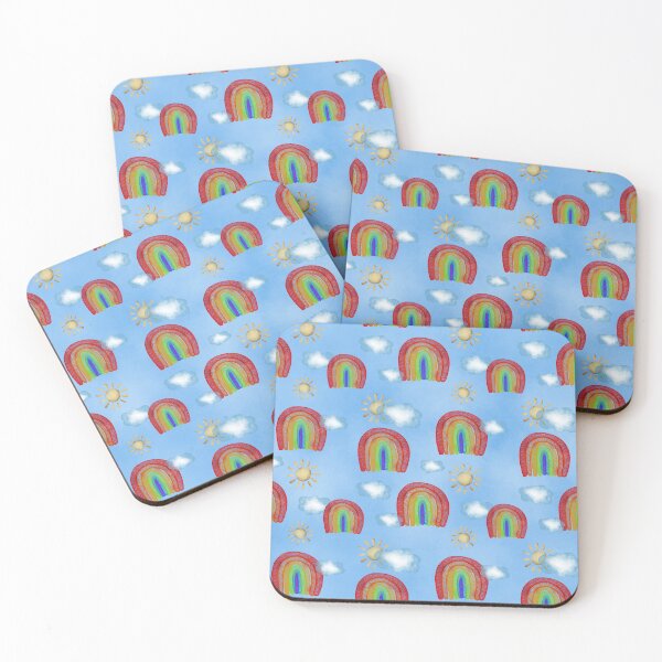 Item preview, Watercolor Rainbows designed and sold by serafineaandd.