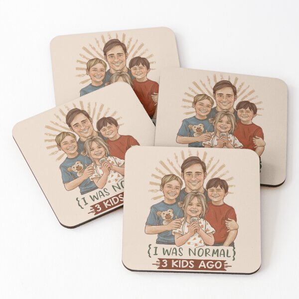 Item preview, I was normal 3 kids ago! Humorous Dad Jokes designed and sold by INK-Creations.