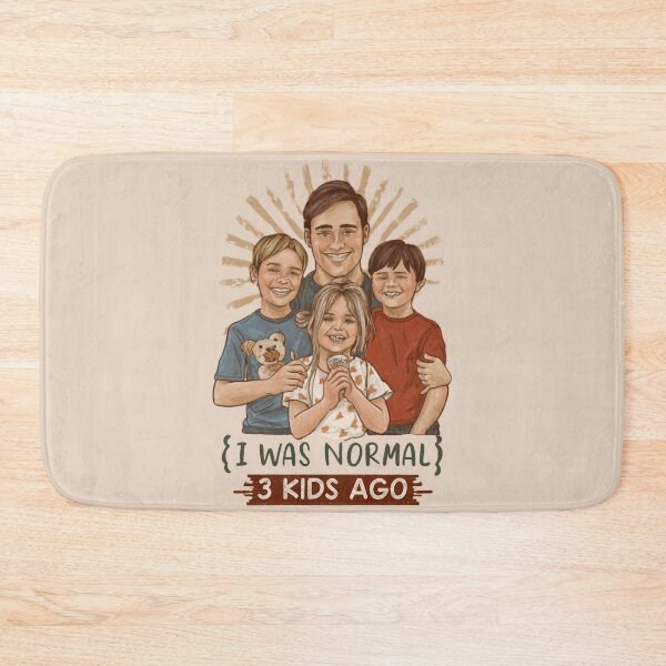 Item preview, I was normal 3 kids ago! Humorous Dad Jokes designed and sold by INK-Creations.