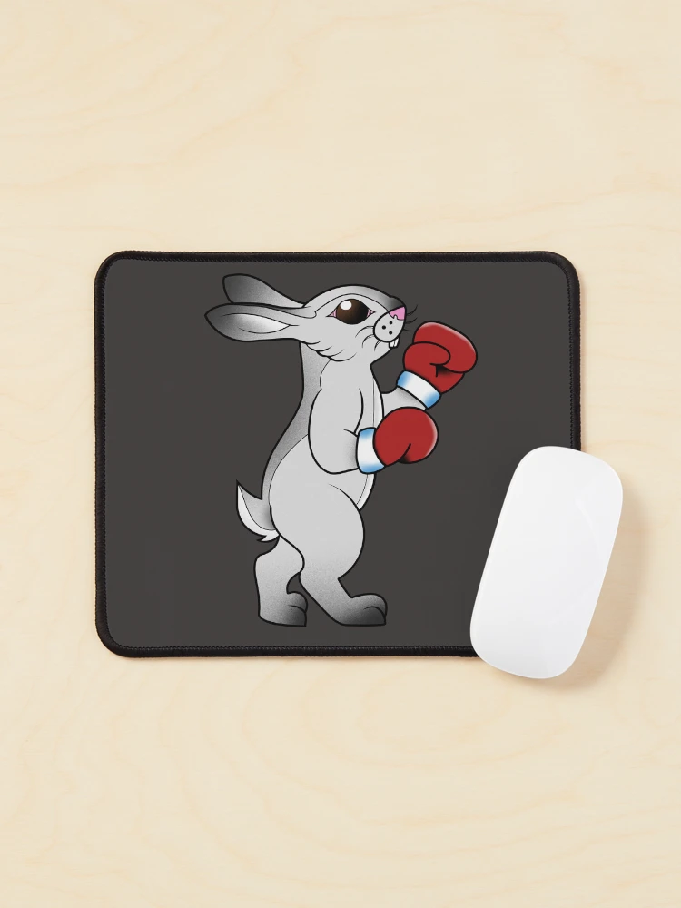 Thumbnail 1 of 5, Mouse Pad, Boxer Bunny designed and sold by Rabbid--Rabbit.