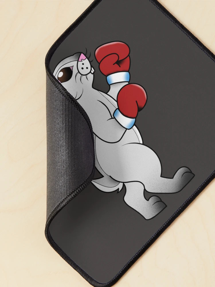Thumbnail 2 of 5, Mouse Pad, Boxer Bunny designed and sold by Rabbid--Rabbit.