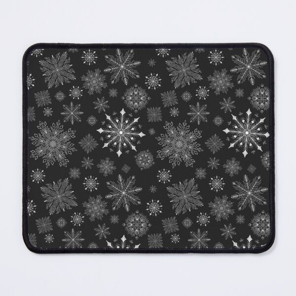 Item preview, Intricate Snowflakes, Black designed and sold by serafineaandd.