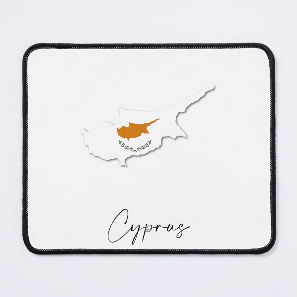 Item preview, Cyprus Country Map and Flag Nicosia Europe designed and sold by dk-design85.