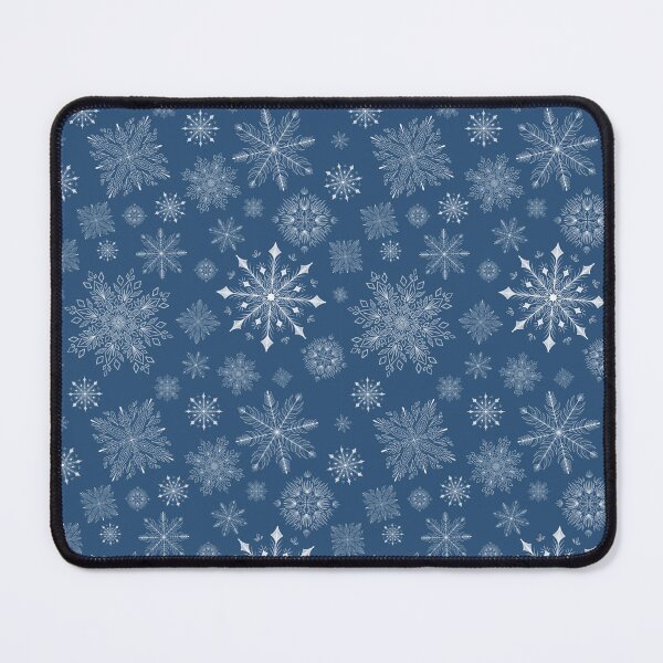 Item preview, Intricate Snowflakes, Dark Blue designed and sold by serafineaandd.
