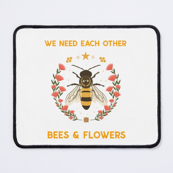 Item preview, We need each other, bees and flowers. designed and sold by FarmChickChux.