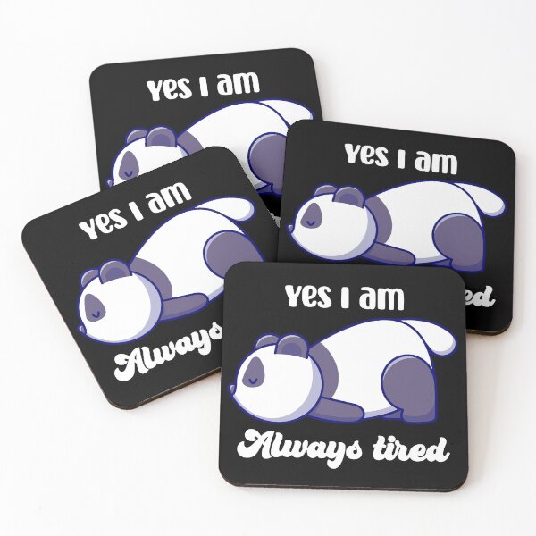 Item preview, Always Tired Panda - Cute, Kawaii, Napping, Sleepy designed and sold by therocketman.