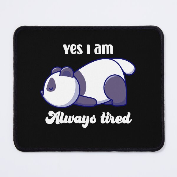 Item preview, Always Tired Panda - Cute, Kawaii, Napping, Sleepy designed and sold by therocketman.