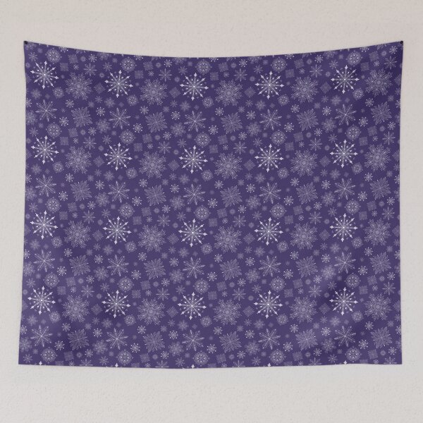 Item preview, Intricate Snowflakes, Dark Purple designed and sold by serafineaandd.
