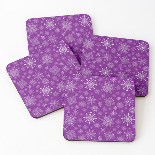 Item preview, Intricate Snowflakes, Bright Purple designed and sold by serafineaandd.