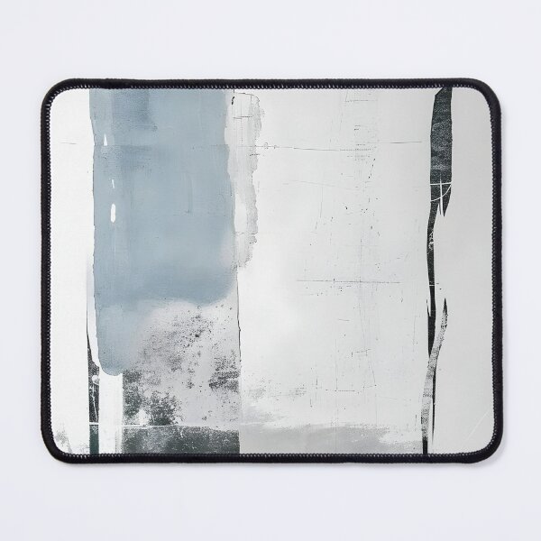 Item preview, Serenity in Cerulean and Gray designed and sold by GodoAbstractArt.