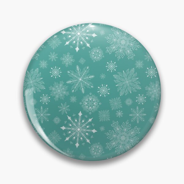 Item preview, Intricate Snowflakes, Turquoise designed and sold by serafineaandd.
