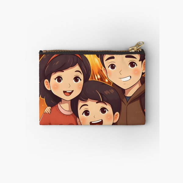 Item preview, Siblings Celebrating With Fireworks designed and sold by VivaIconicPrint.