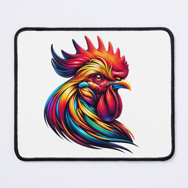 Item preview, Colorful Rooster Portrait designed and sold by FunArt4Everyone.