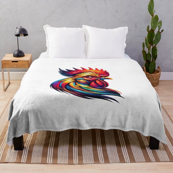 Item preview, Colorful Rooster Portrait designed and sold by FunArt4Everyone.