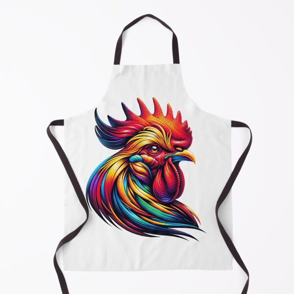 Item preview, Colorful Rooster Portrait designed and sold by FunArt4Everyone.