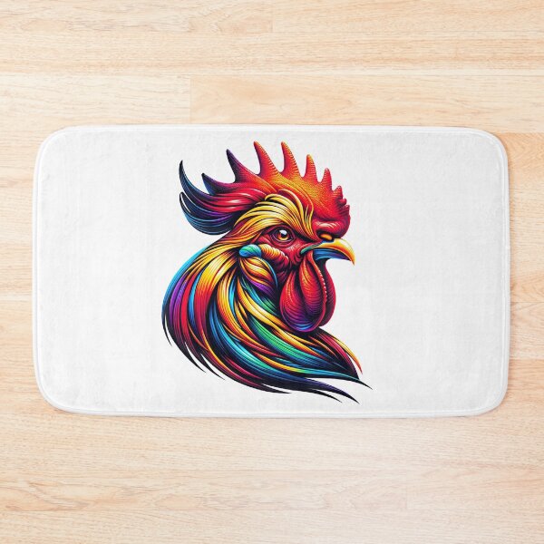 Item preview, Colorful Rooster Portrait designed and sold by FunArt4Everyone.