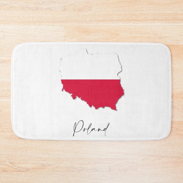 Item preview, Poland Country Map and Flag Warsaw Europe designed and sold by dk-design85.