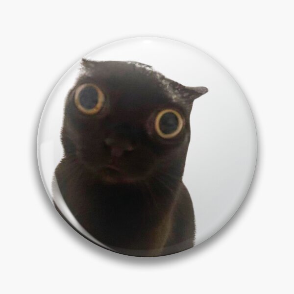 Item preview, black broken cat meme designed and sold by taraheck1234.