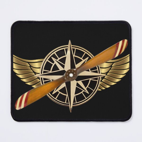 Item preview, Aviation Elegance: Wings & Propeller Art for High-Flyers designed and sold by C-CheleSells.