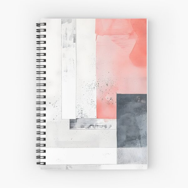 Item preview, Coral Whisper on Pastel Grayscale designed and sold by GodoAbstractArt.