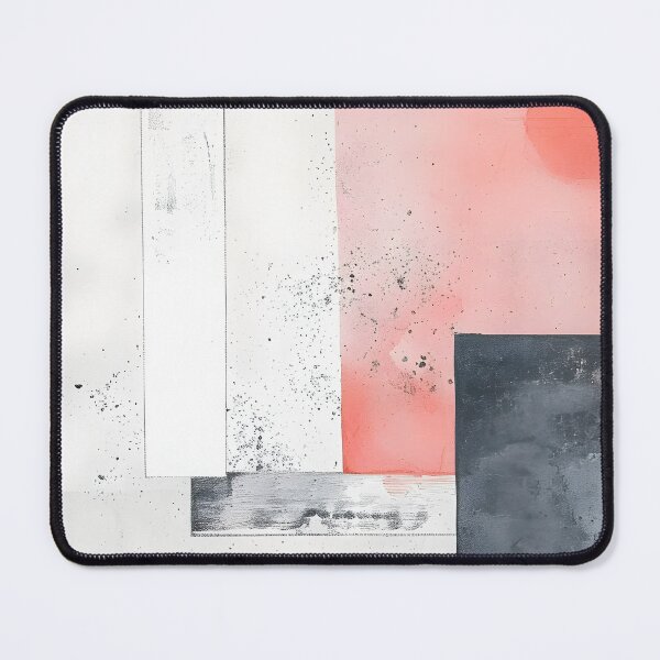 Item preview, Coral Whisper on Pastel Grayscale designed and sold by GodoAbstractArt.
