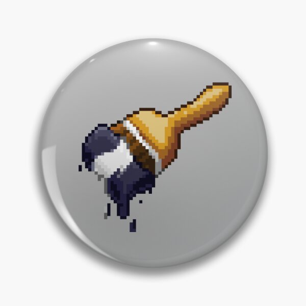 Item preview, Neopet Skunk Paint Brush Pixel Art designed and sold by AyrosArts.