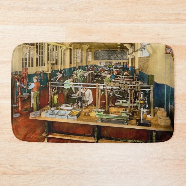 Item preview, Machinist - Training - The training room 1918 designed and sold by Mike Savad Photography.