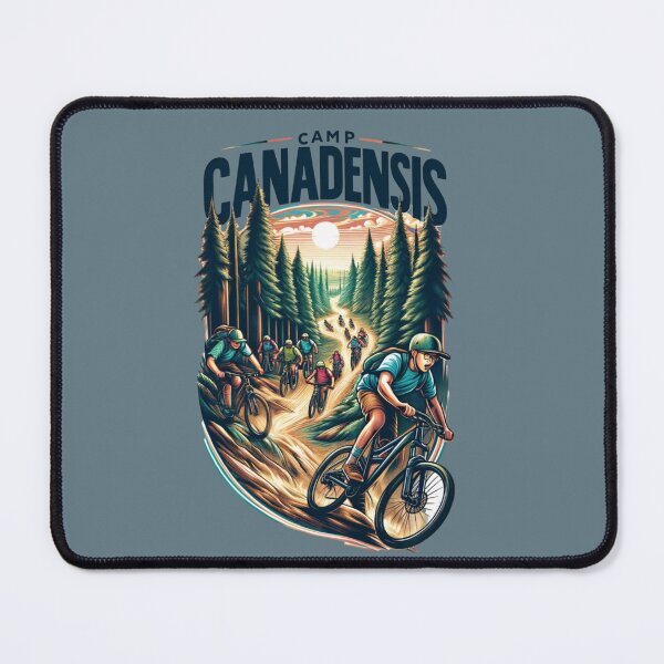 Item preview, "Trailblazers at Camp Canadensis - Mountain Biking Adventure" designed and sold by ChromaticBlend.