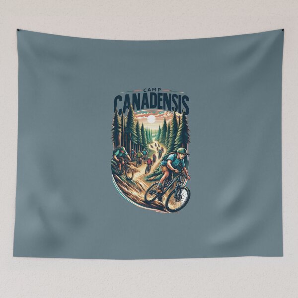 Item preview, "Trailblazers at Camp Canadensis - Mountain Biking Adventure" designed and sold by ChromaticBlend.