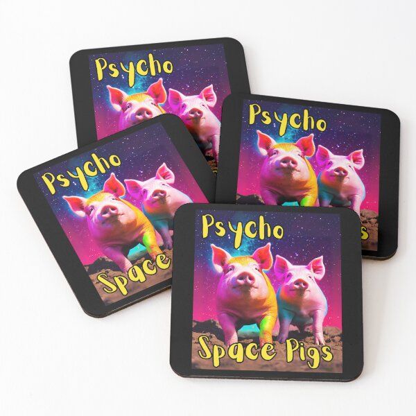 Item preview, Psycho space pigs designed and sold by SpacePigsZone.