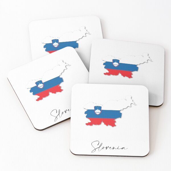 Item preview, Slovenia Country Map and Flag Ljubljana Europe designed and sold by dk-design85.