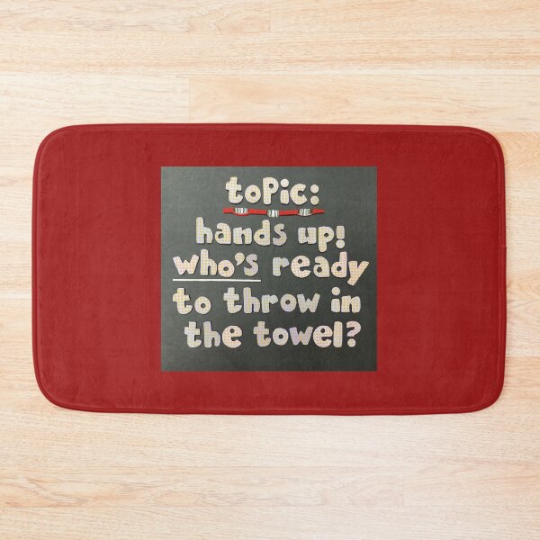 Item preview, Topic:  Towel Throwing Time designed and sold by prunellaparsnip.