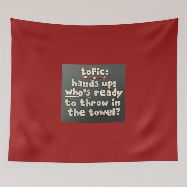 Item preview, Topic:  Towel Throwing Time designed and sold by prunellaparsnip.