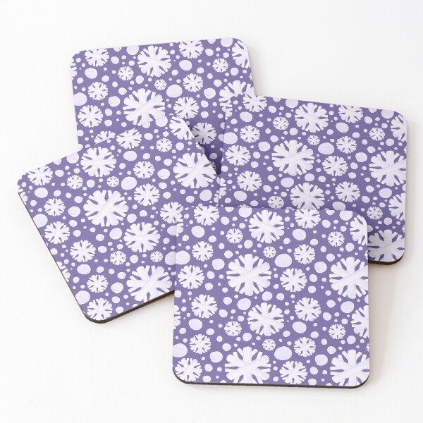 Item preview, Cute Painted Snowflakes, Purple designed and sold by serafineaandd.