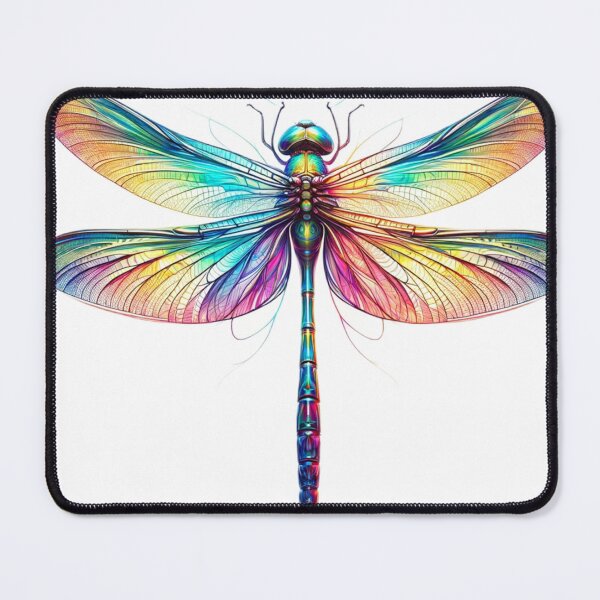 Item preview, Colorful Prism Dragonfly Art designed and sold by FunArt4Everyone.