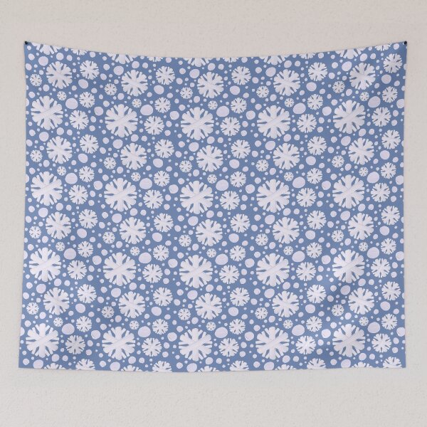 Item preview, Cute Painted Snowflakes, Blue designed and sold by serafineaandd.